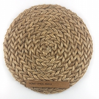 Spiral Weave Honey Abaca